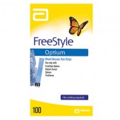 GLUCOMETER TEST STRIPS - ABBOTT OPTIUM FREESTYLE - 50 STRIPS